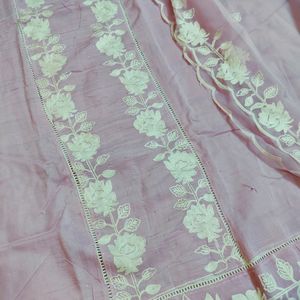 Dress Material In Chanderi Silk