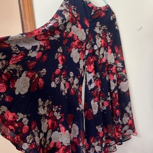 BLUE FLORAL PARTY WEAR PALAZZO