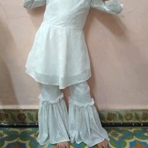 White Garara Dress