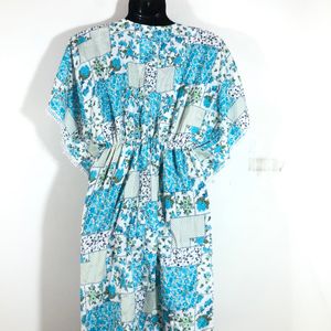 Multi Colour Printed Kaftan Dress(Women’s)