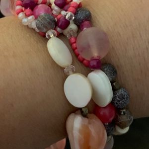 Pink Beads Bracelet