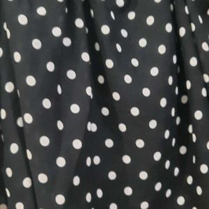 Off Sholder Polka Dot Top