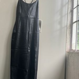 Zara Faux Leather Dress