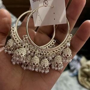 New White Beautiful Earrings