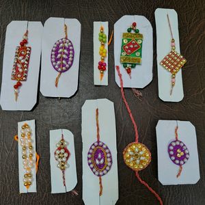 🔥handmade rakhi😍😍🔥10 Raakhi 💯 rakshabandhan