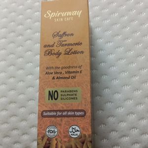 Saffron And Turmeric Body Lotion