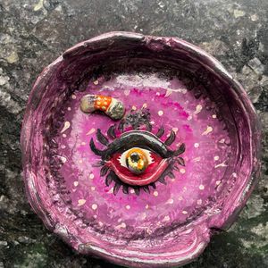 AMETHYST EYE ASHTRAY