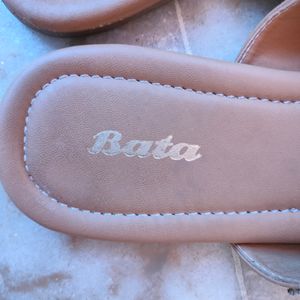 Party Wear Bata Women Flat Sandals