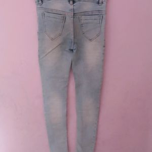 Light Blue Skinny Jeans For Women