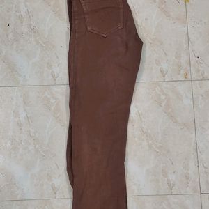 Brown Straight Fit jeans