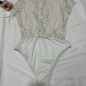 Cream Colour Bodysuit