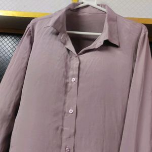 Lavender Silk Shirt