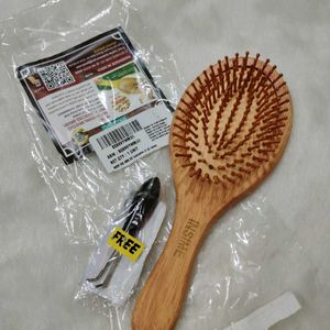 Wooden Bamboo Bristel Brush