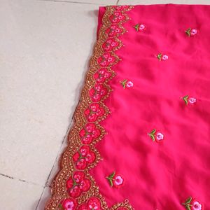 Beautiful Full Embroided Saree