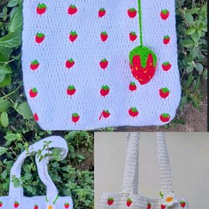 Strawberry 🍓🍓 Tote Bag 🦋