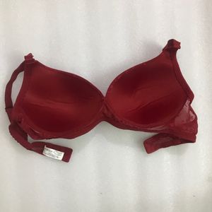 Enamor Red Bra