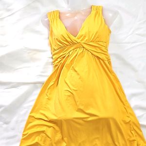 New Bright Yellow Sunshine Dress