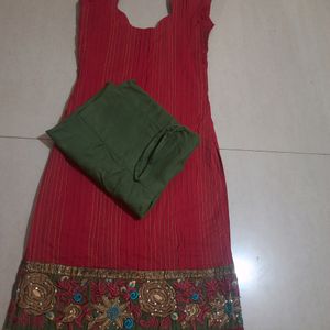 Maroon Color Kurti With Pant