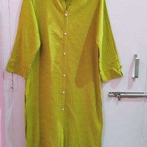 Collar Neck And 3/4 Sleep Women Kurti