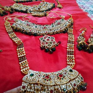 Combo Dulhan Jwellery Set.