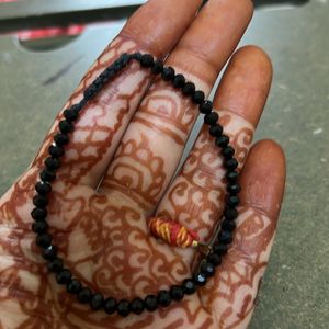 Black Beaded Bracelet