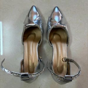 🔥SUPER LESS🔥 Silver Heels For Women