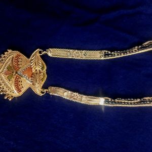 1 Gram Gold Plated Long Mangalsutra