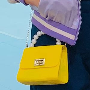 Mini Yellow Sling Bag