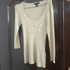 Strechable Shimmer Top