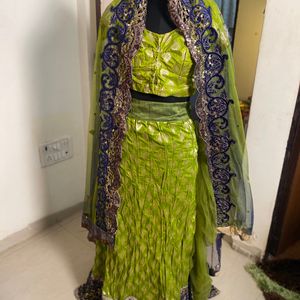 Greean Lehenga