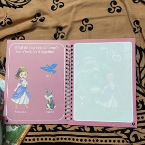 Reusable Magic Water Book For Kids