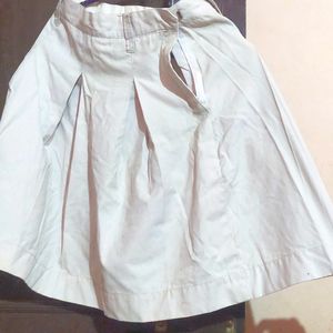 White School Skirt