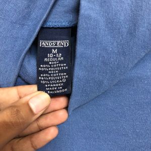 Lands’End Blue Long Sleeve T Shirt