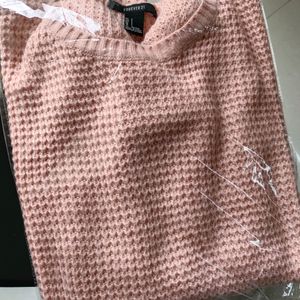 🆕FOREVER 21 Peach Knitted Sweater 🆕