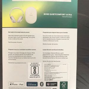 BOSE Quietcomfort Ultra Headphones. Silver color