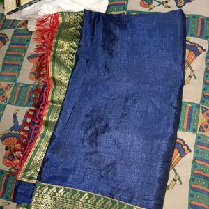 Unused Blue Saree