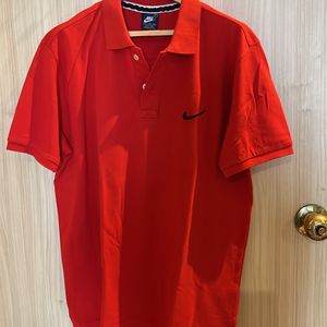 Red Nike Polo