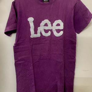 Purple Colour Half Sleeve T Shirt Men