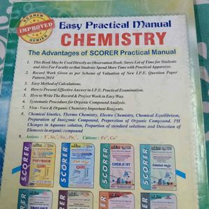 Chemistry Practical Manual Book