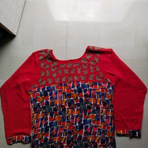 Red Kurti 🛍️