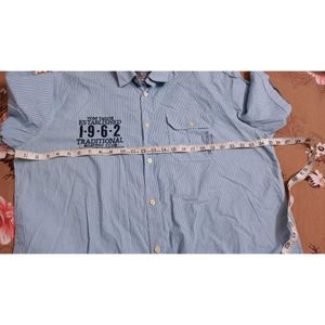 Branded Short Sleevs Cotton Shirt