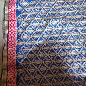 Dress Material With Work And Border