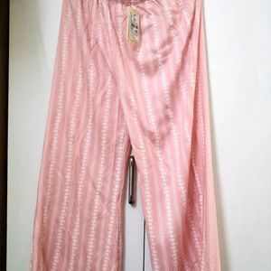 Bhavya Relaxed Pink Palazzo