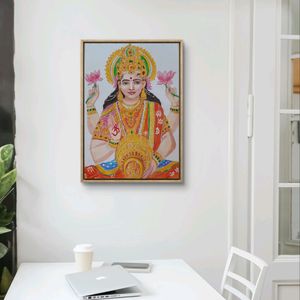 Maa Laxmi Drawing A4 Size Handmade