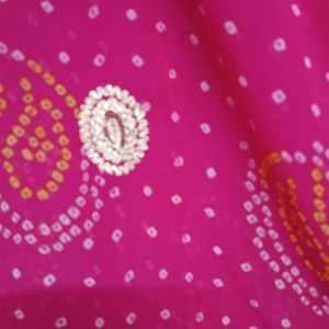 New Pitta Work Saree Without Tag