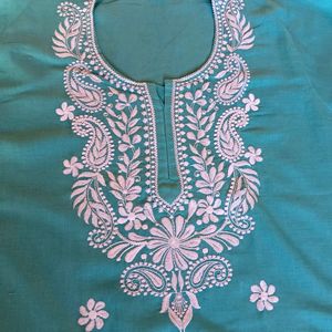 Beautiful Embroidered Cotton Kurti