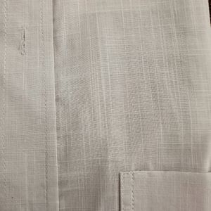 Pure White Linen Half Sleeve Shirt