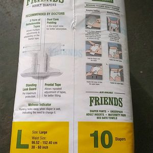 Friends Adult Diaper Size L