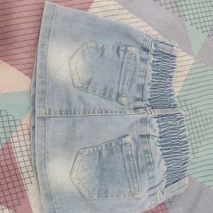 Denim Skirt For Kids