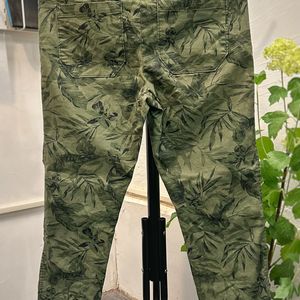 Old Navy Floral Military Trousers